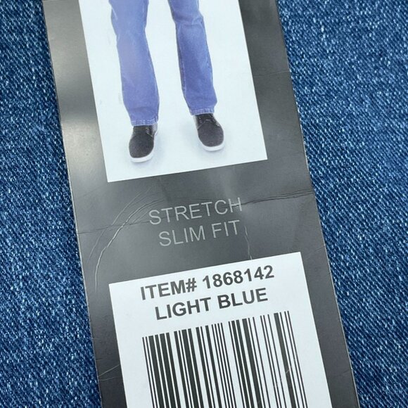 Urban Star Mens Stretch Slim Fit Jeans Light Blue 30x29 a1305 - Picture 5 of 6